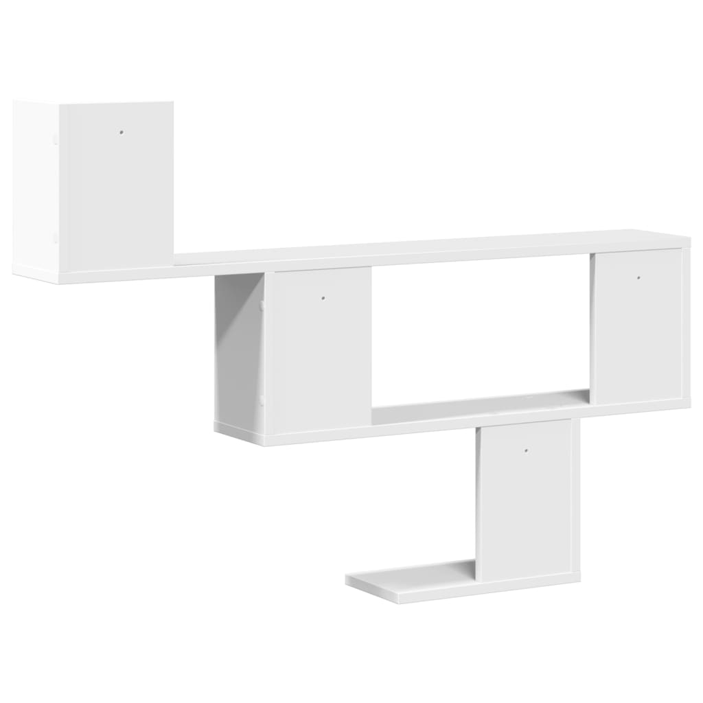 Zidna polica bijela 100x15x70 cm od konstruiranog drva