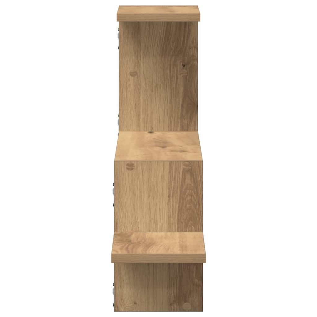 Zidna polica boja artisian hrast 104x15x49 cm drveni