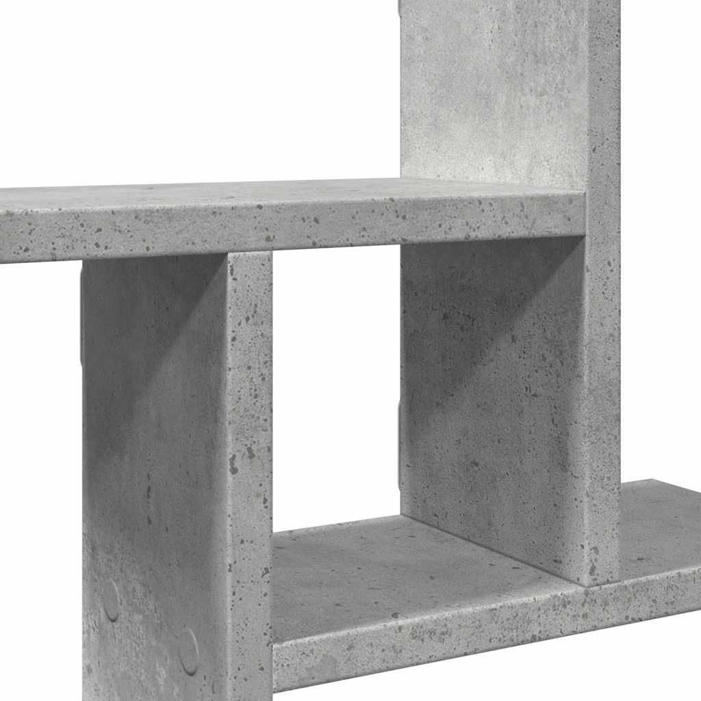 Zidne police 2 kom boja betona 38x12x38cm od konstruiranog drva