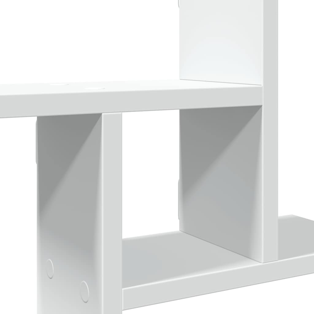 Zidne police 2 kom bijele 50 x 12 x 50 cm konstruirano drvo