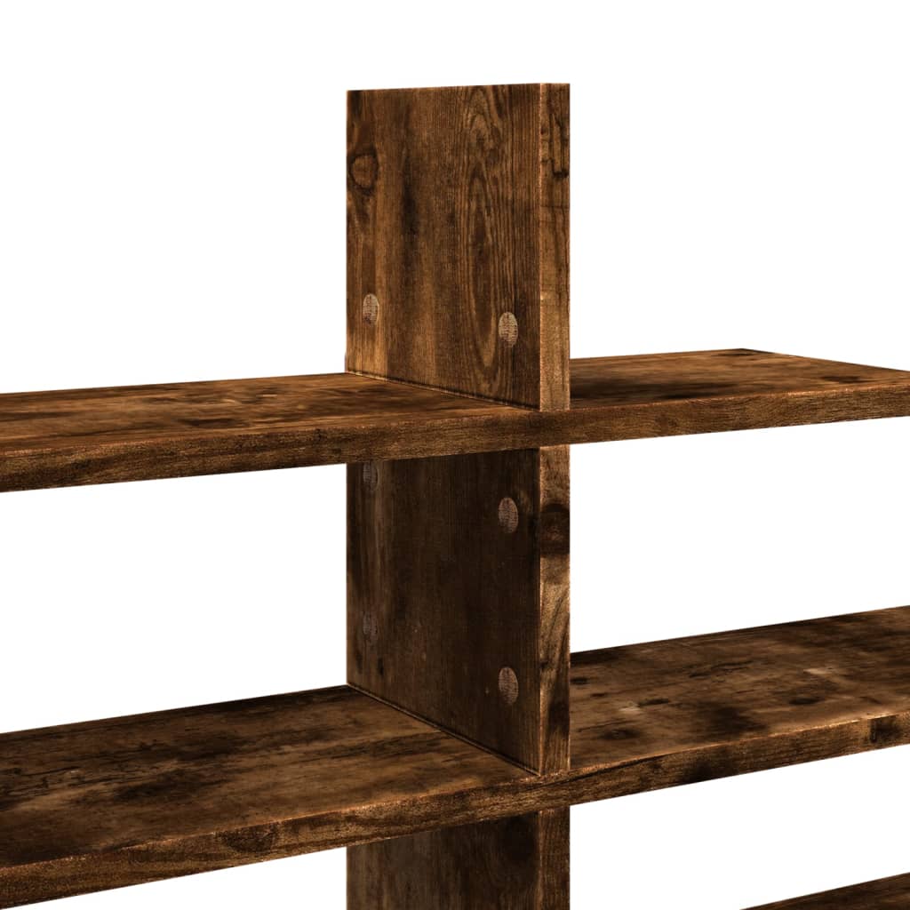 Zidna polica boja hrasta 124,5x18x60,5 cm konstruirano drvo