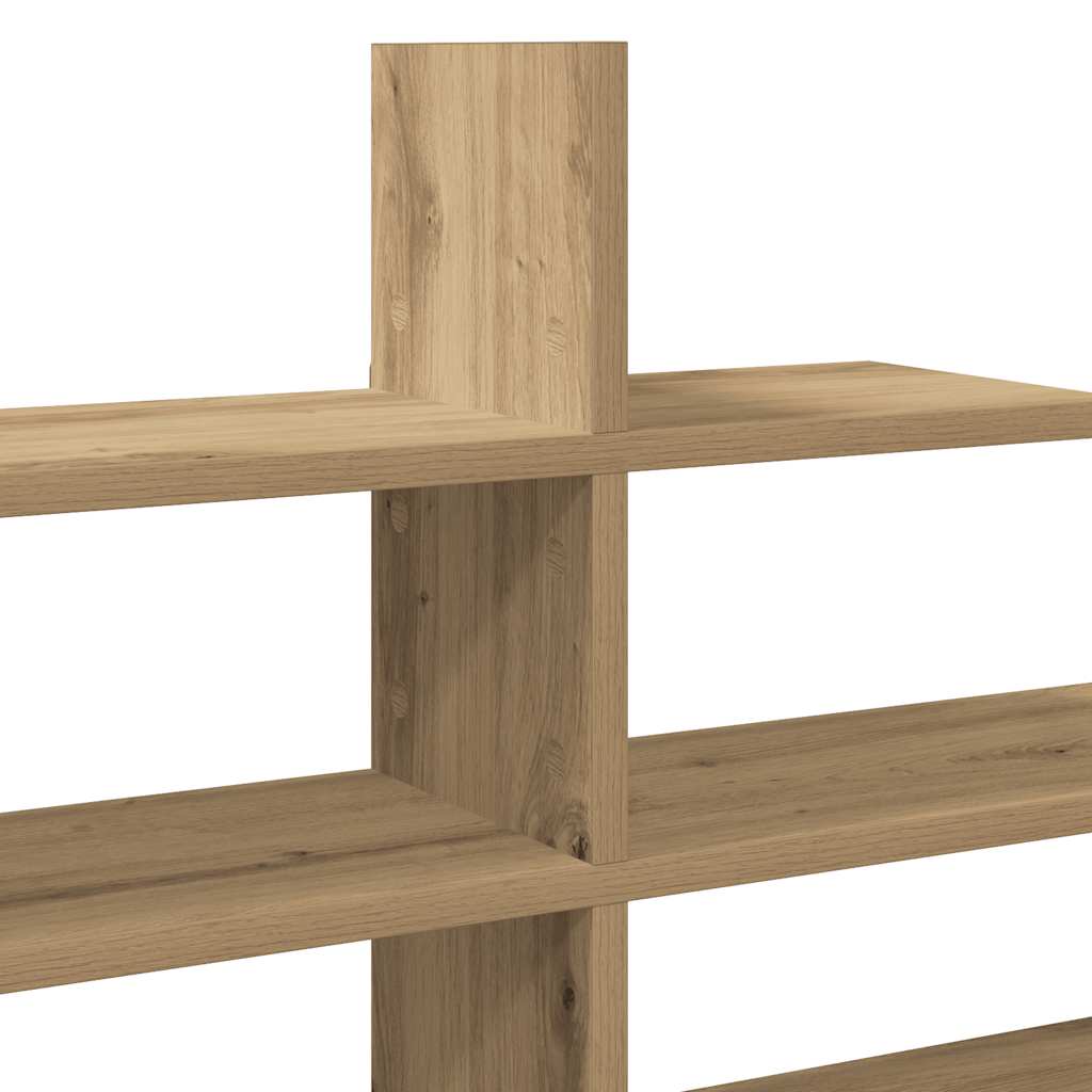 Zidna polica boja hrasta 124,5x18x60,5 cm konstruirano drva