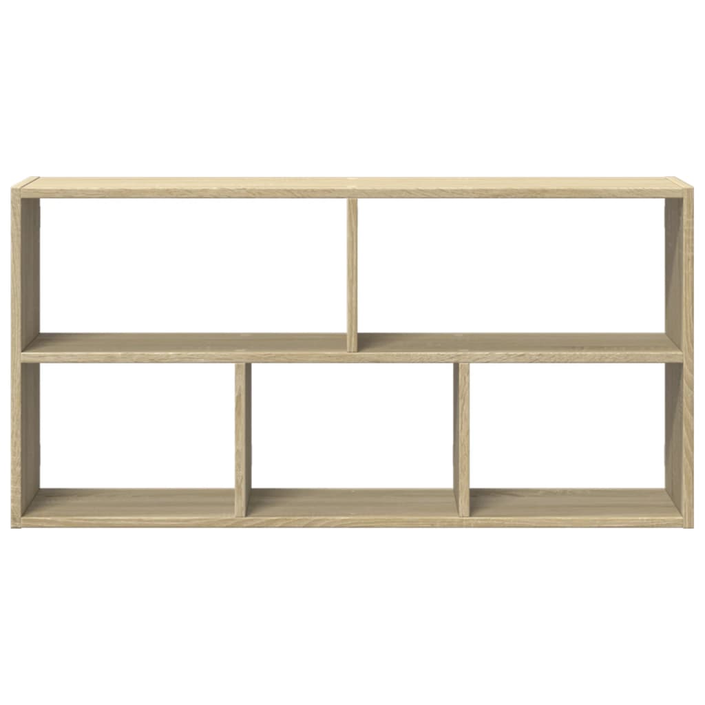 Zidna polica boja hrasta sonome 100 x 25 x 50 cm drvena