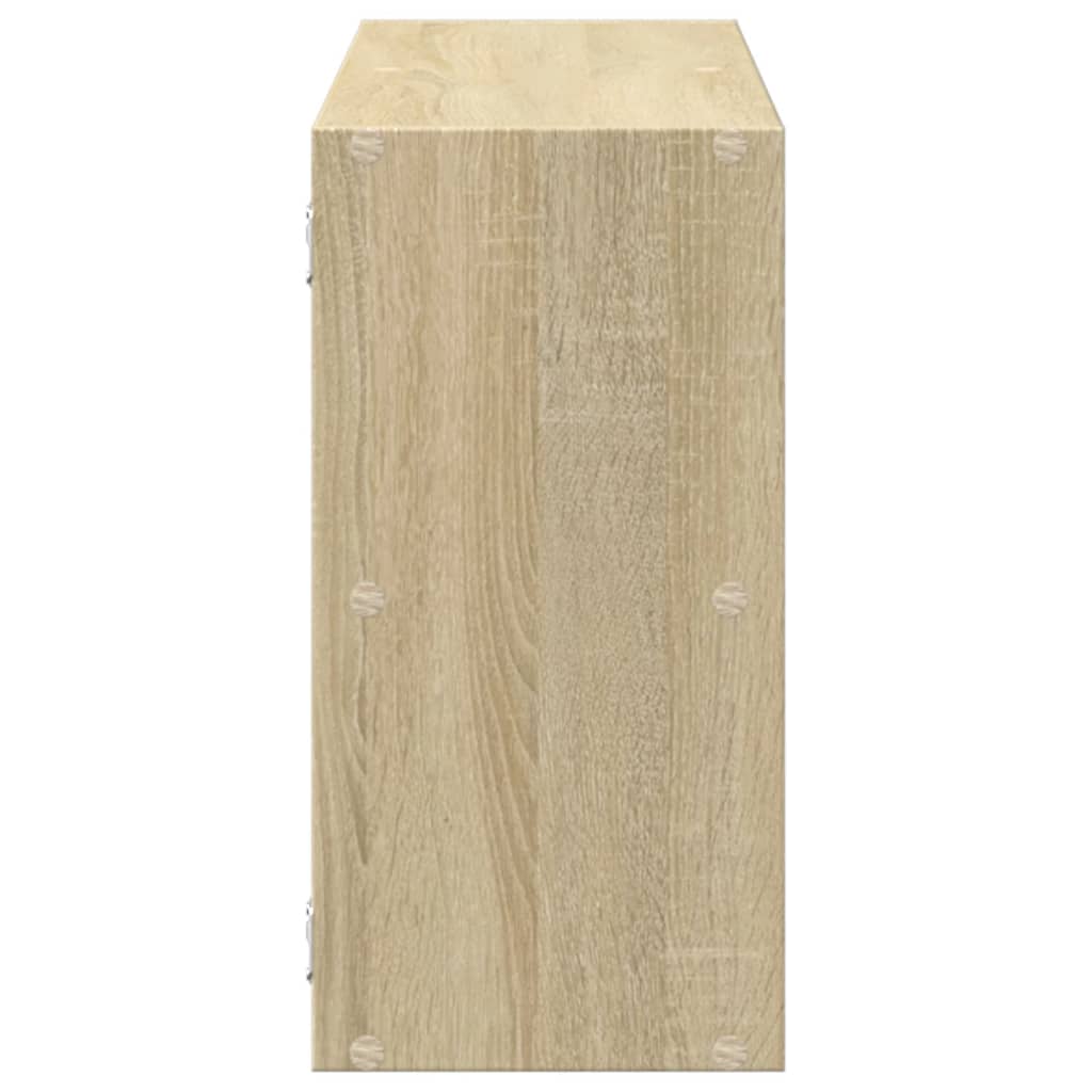Zidna polica boja hrasta sonome 100 x 25 x 50 cm drvena