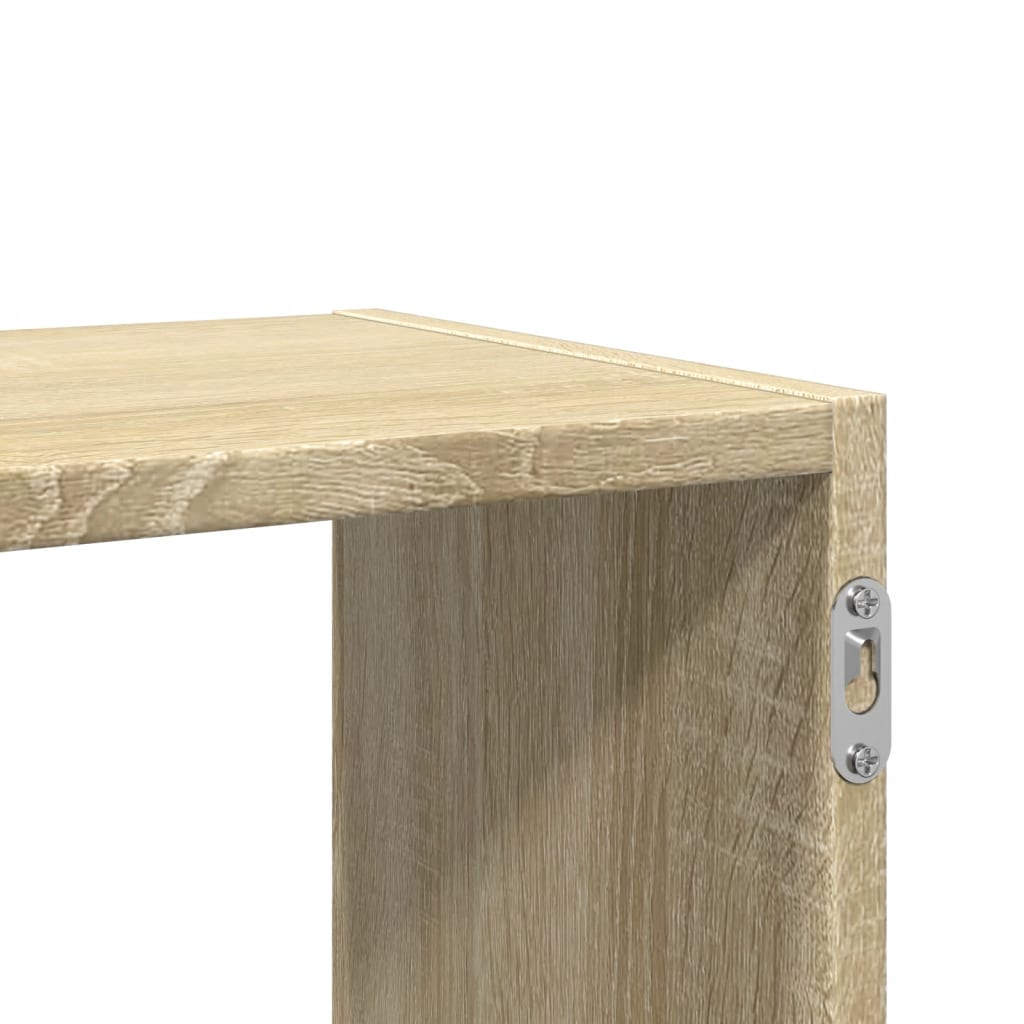 Zidna polica boja hrasta sonome 100 x 25 x 50 cm drvena