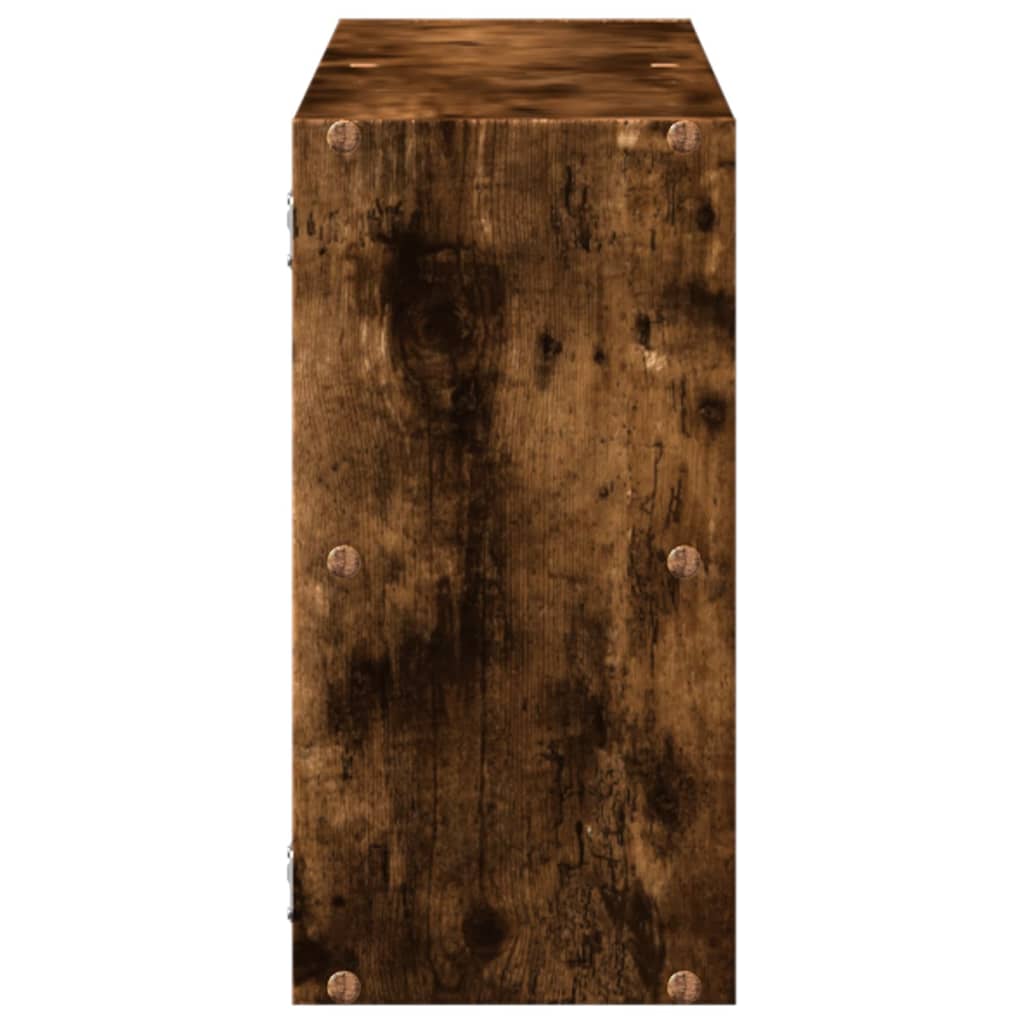 Zidna polica boja hrasta 100x25x50 cm od konstruiranog drva