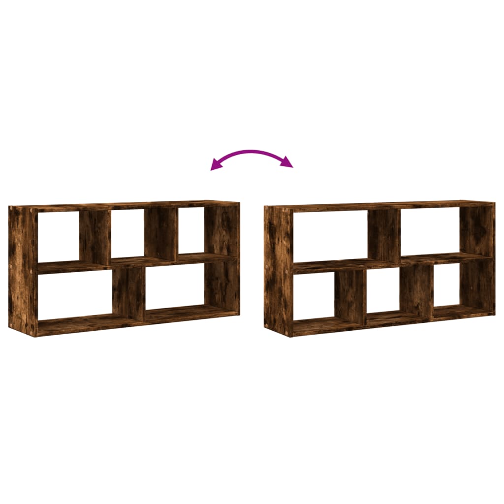 Zidna polica boja hrasta 100x25x50 cm od konstruiranog drva