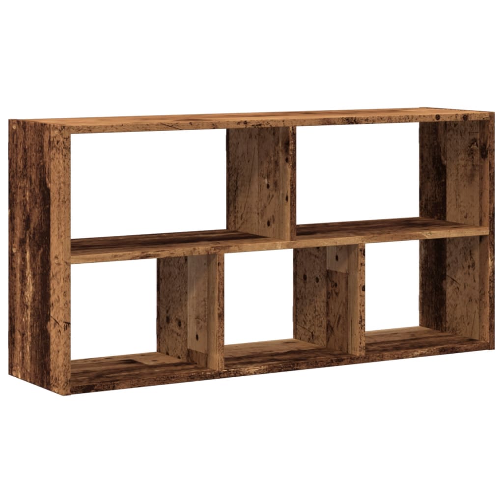 Zidna polica boja staro drvo 100x25x50 cm konstruirano drvo