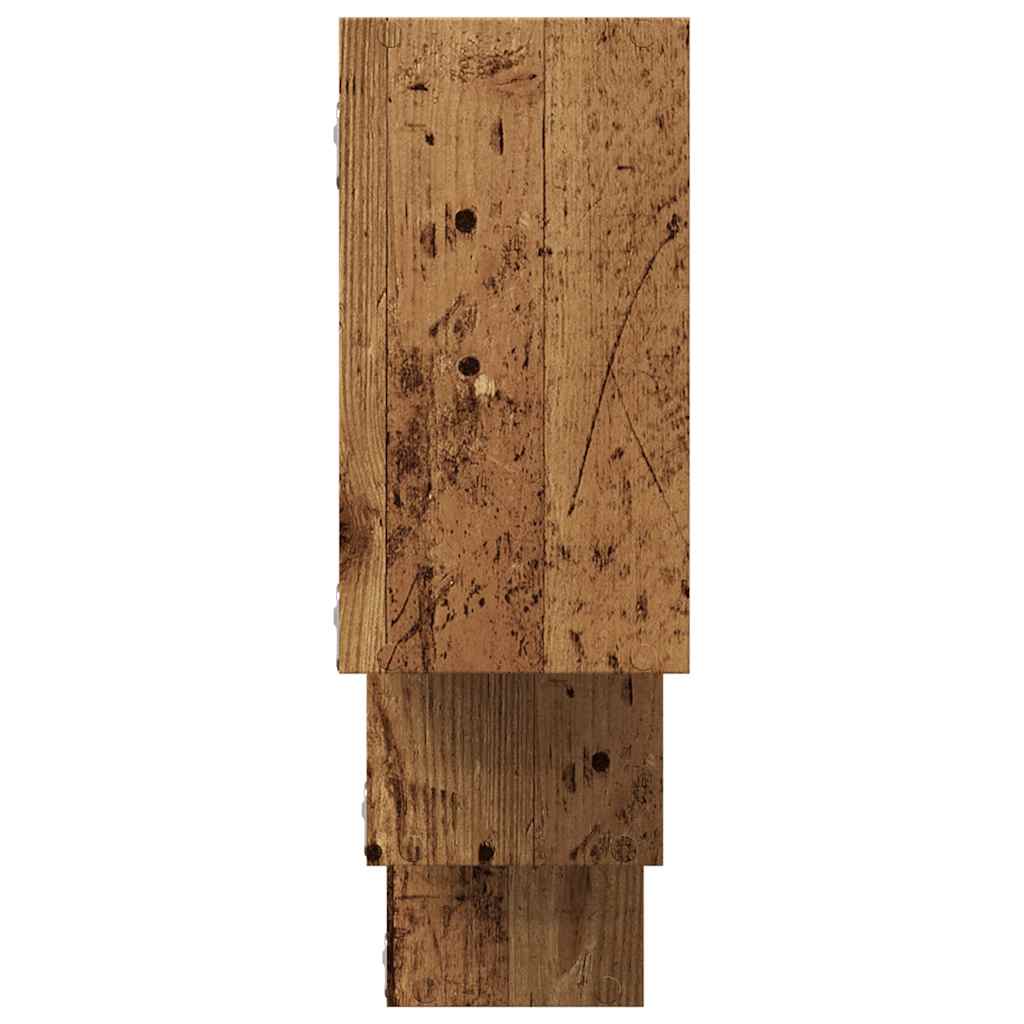 Zidna polica Staro drvo 159x18x66 cm Konstruirano drvo