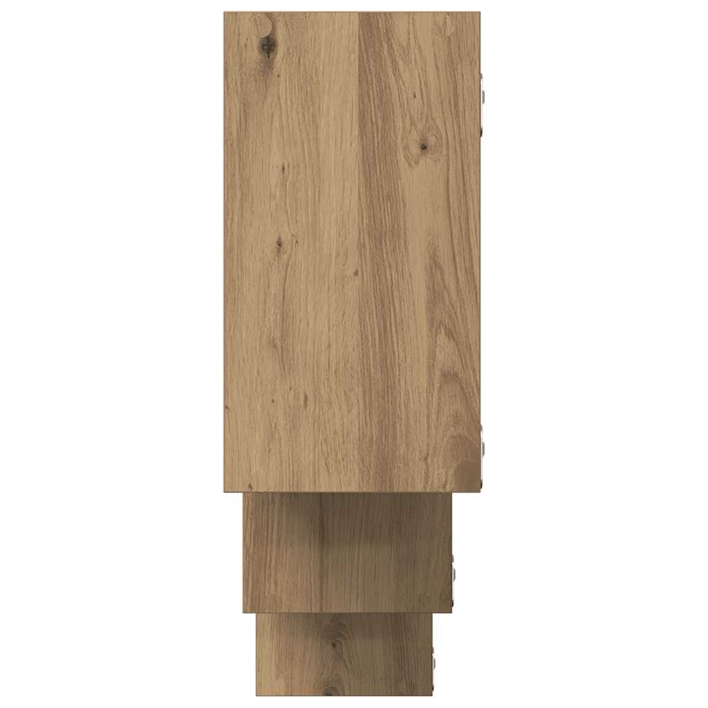 Zidna polica boja artisian hrast 159x18x66 cm drveni