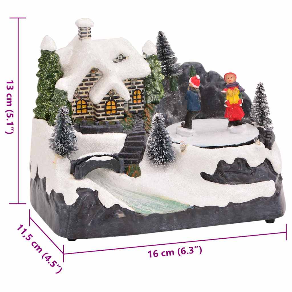 Božićni stol Šareni 16 x 11,5 x 13 cm Plastika