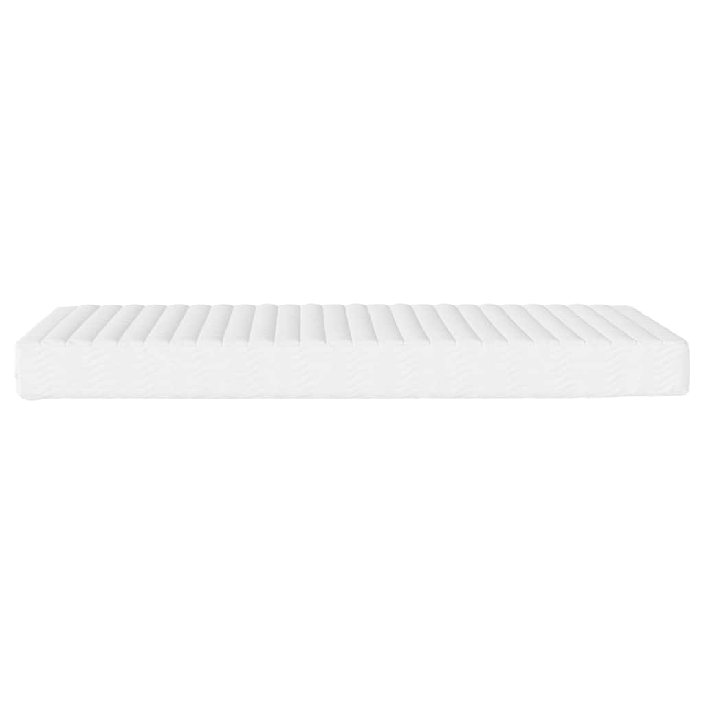 Madrac od pjene bijeli 140x220 cm tvrdoća H2 H3