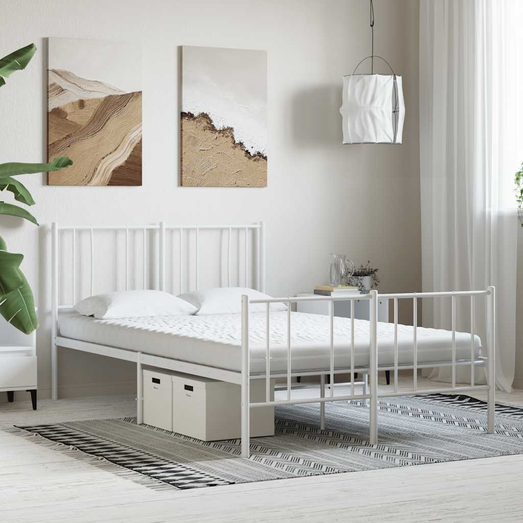 Madrac od pjene bijeli 140x210 cm 7 zona tvrdoća 20 ILD