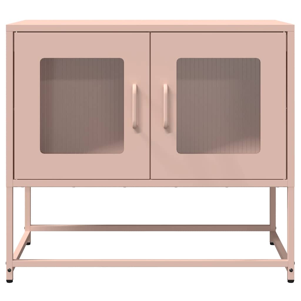 TV ormarić ružičasti 68x39x60,5 cm hladno valjani čelik