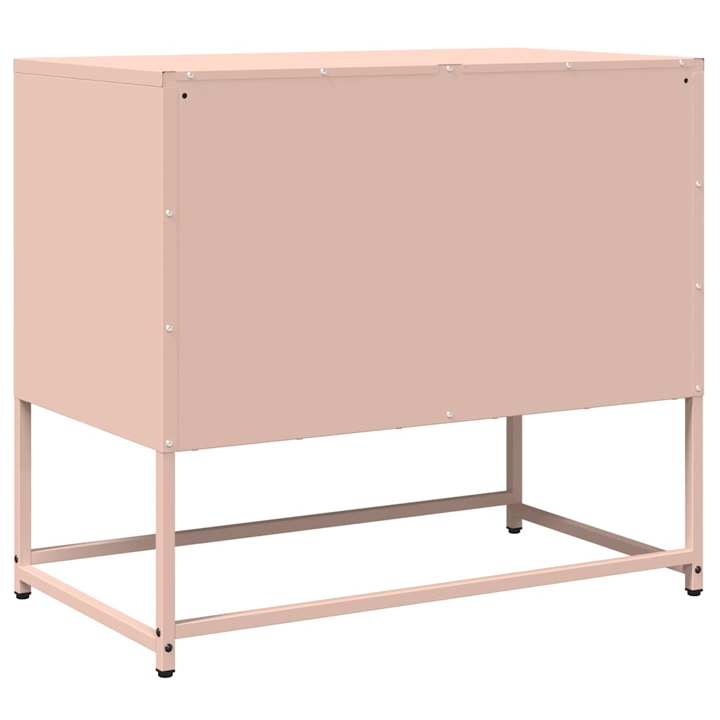 TV ormarić ružičasti 68x39x60,5 cm hladno valjani čelik