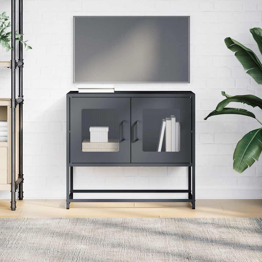 TV ormarić antracit 68x39x60,5 cm hladno valjani čelik