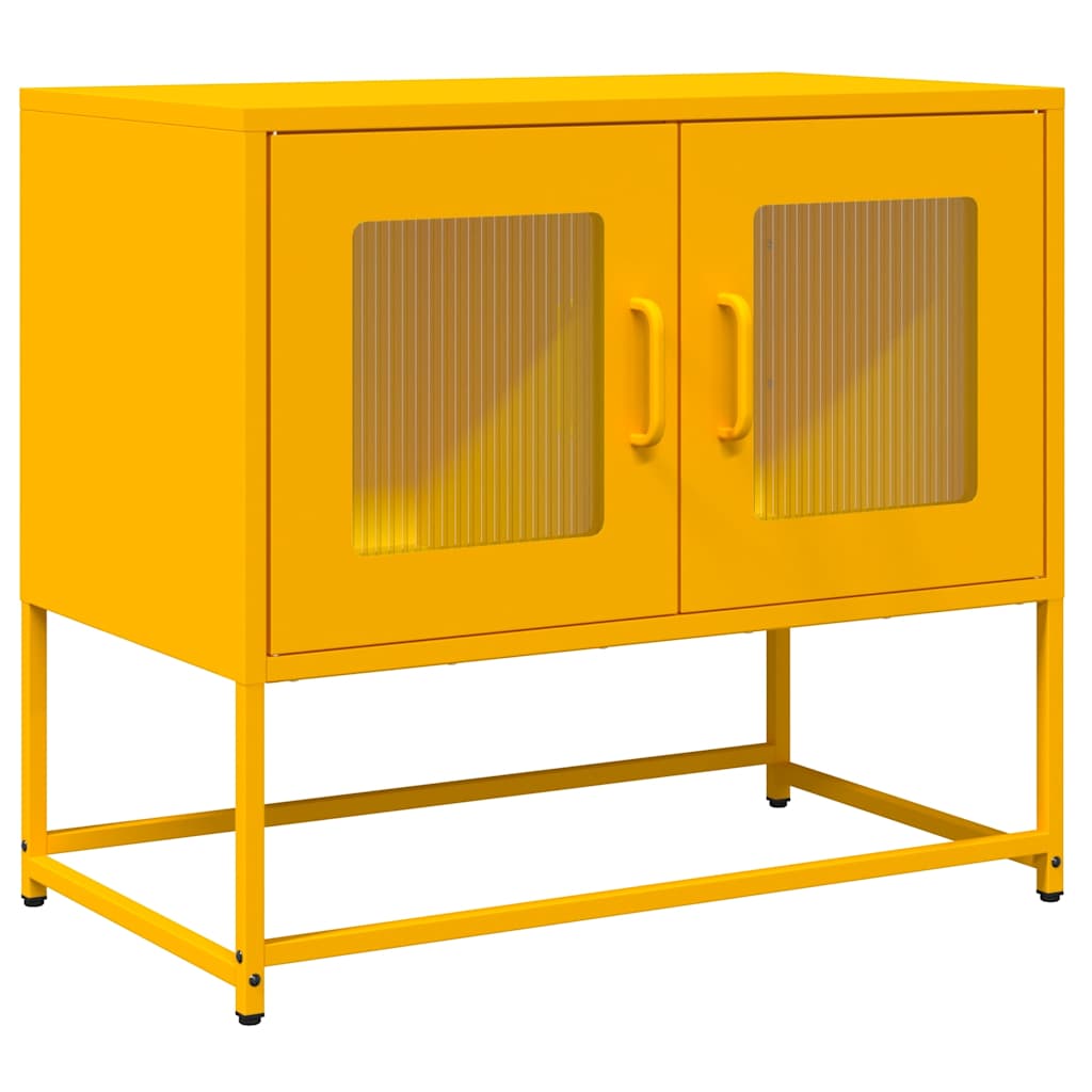 TV ormarić senf žuta 68x39x60,5 cm hladno valjani čelik