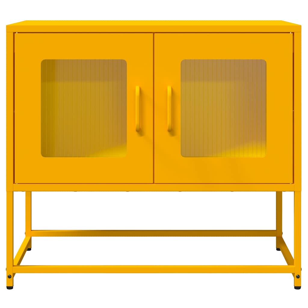 TV ormarić senf žuta 68x39x60,5 cm hladno valjani čelik