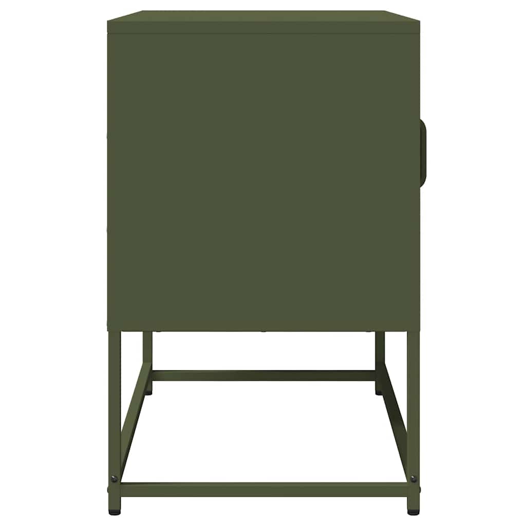 TV ormarić maslinasto zeleni 68x39x60,5 cm hladno valjani čelik