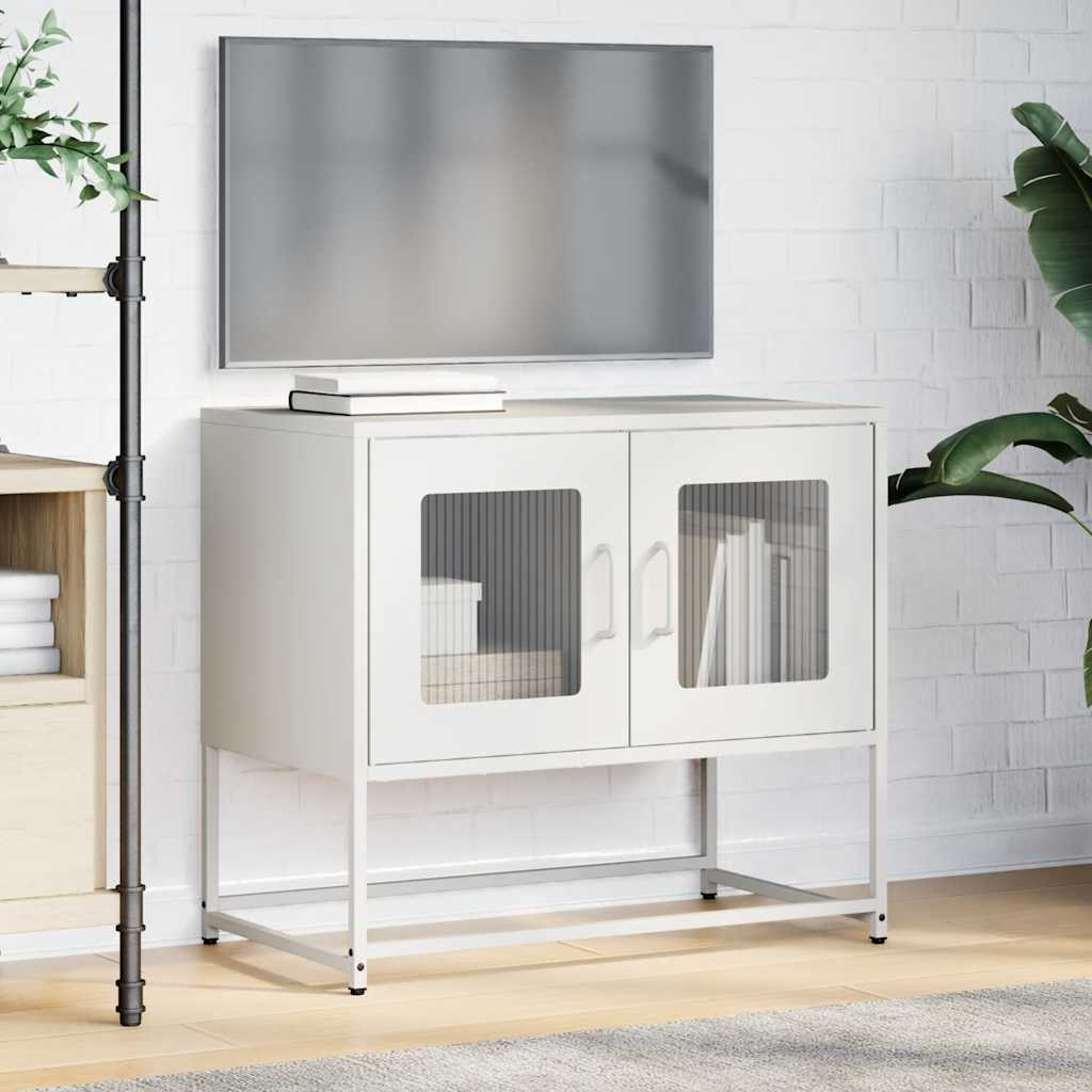 TV ormarić bijeli 68x39x60,5 cm hladno valjani čelik