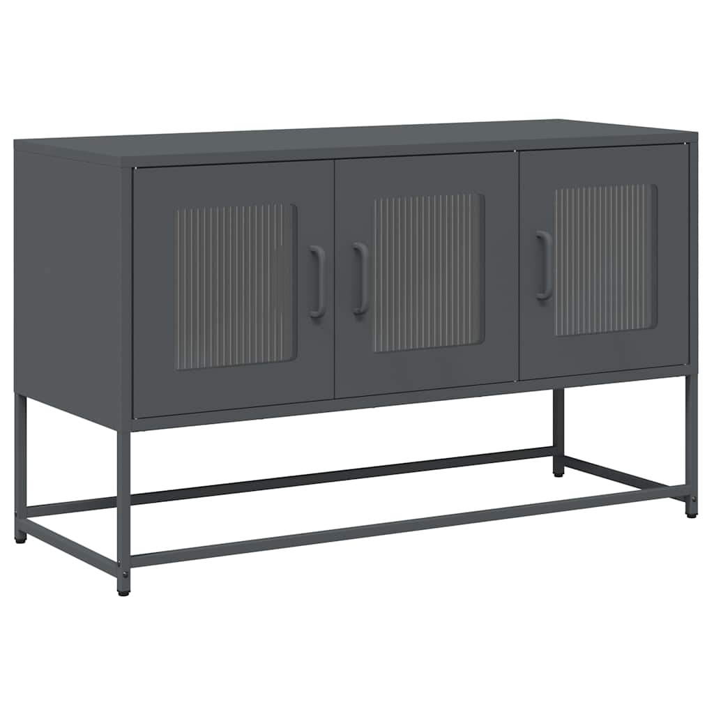 TV ormarić antracit 100,5x39x60,5 cm hladno valjani čelik