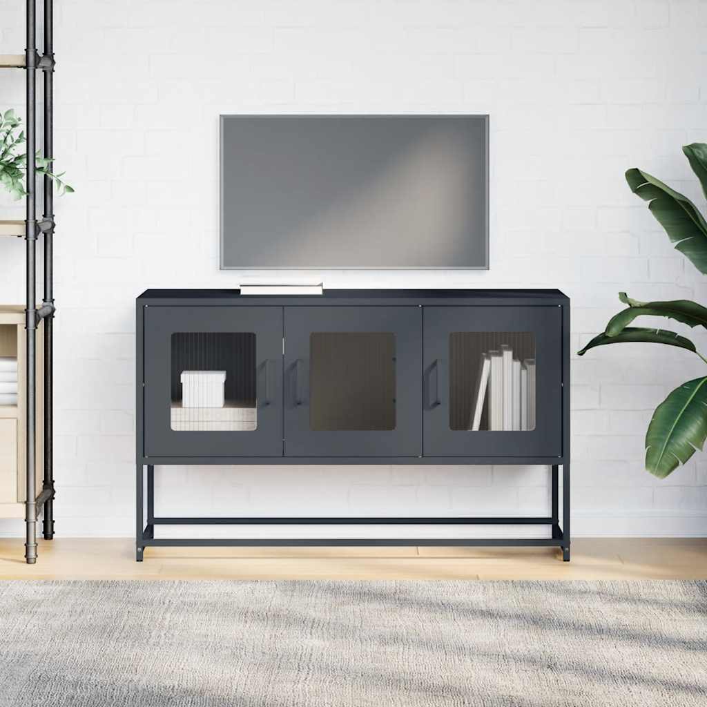 TV ormarić antracit 100,5x39x60,5 cm hladno valjani čelik