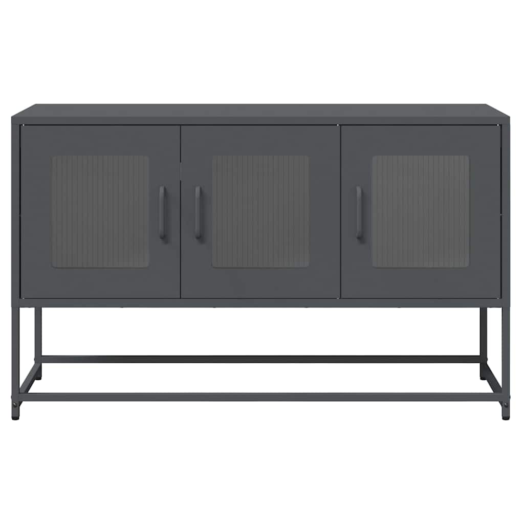 TV ormarić antracit 100,5x39x60,5 cm hladno valjani čelik