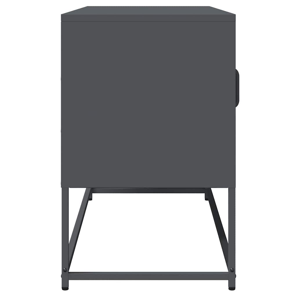 TV ormarić antracit 100,5x39x60,5 cm hladno valjani čelik