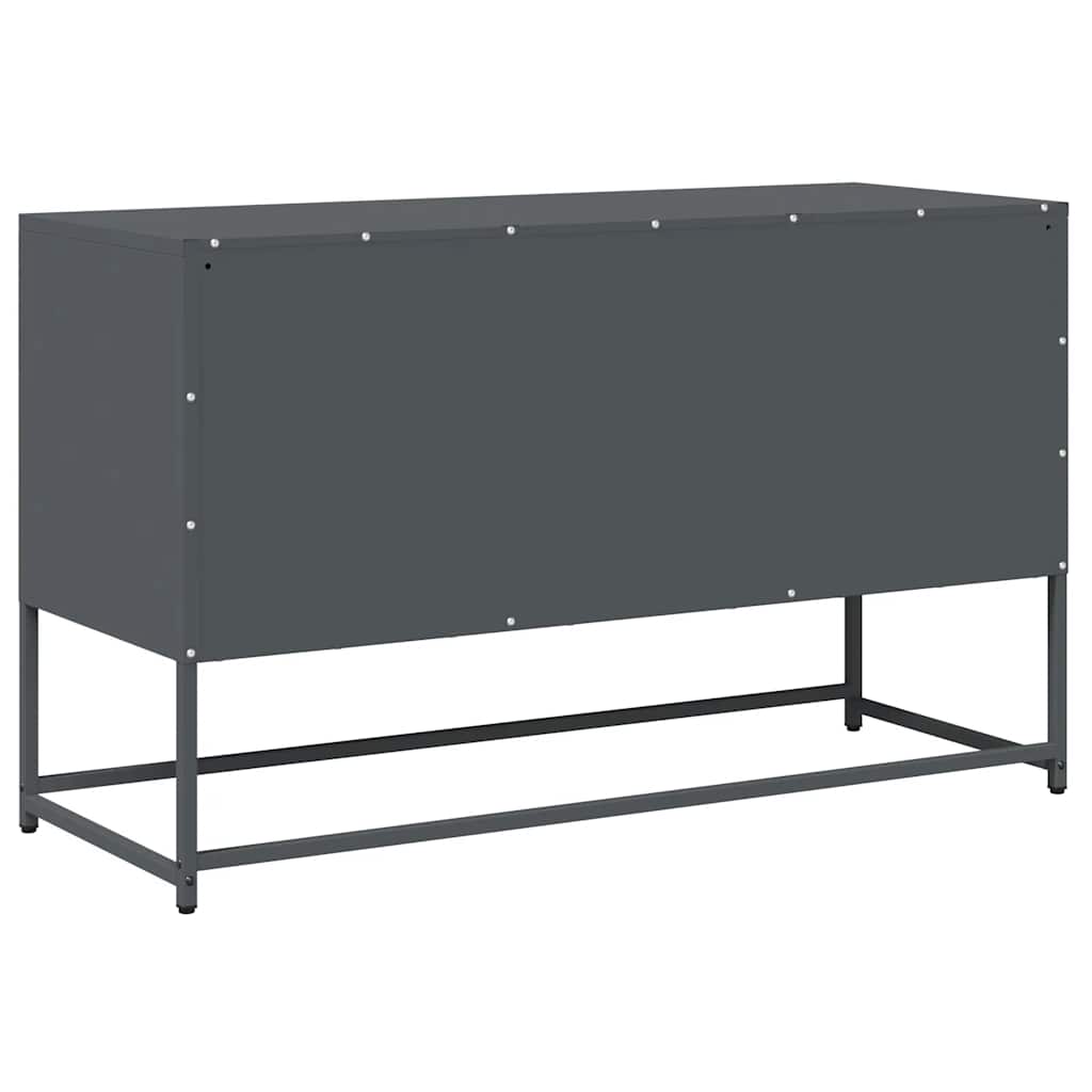 TV ormarić antracit 100,5x39x60,5 cm hladno valjani čelik