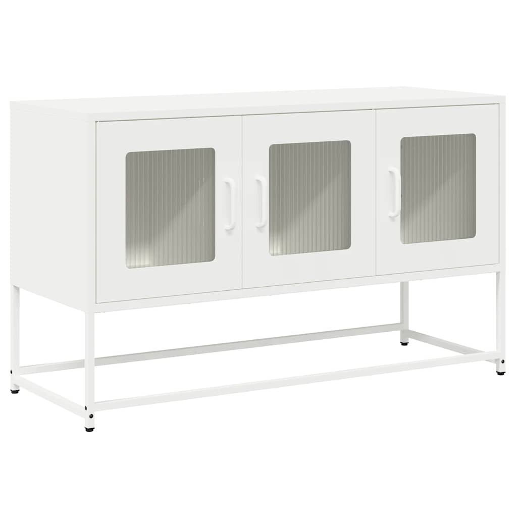 TV ormarić bijeli 100,5x39x60,5 cm hladno valjani čelik