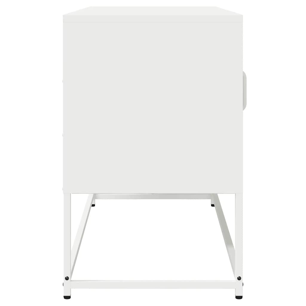 TV ormarić bijeli 100,5x39x60,5 cm hladno valjani čelik