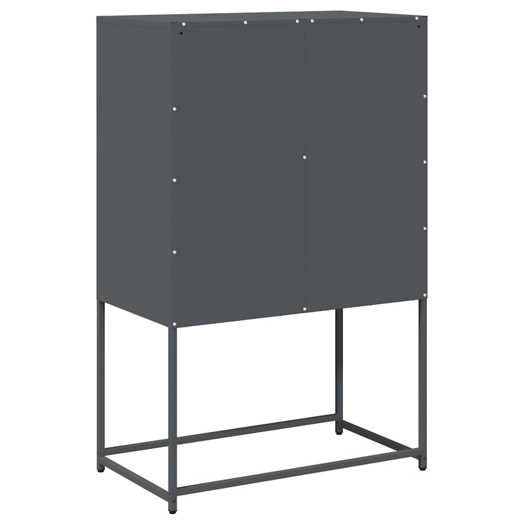 Visoka ploča antracit 68x39x107 cm čelik