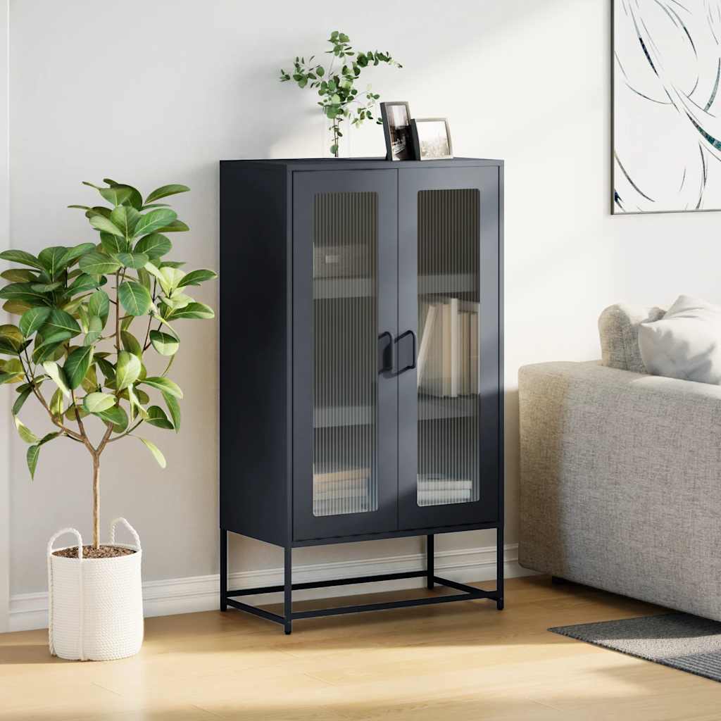 Visoka ploča antracit 68x39x123 cm čelik