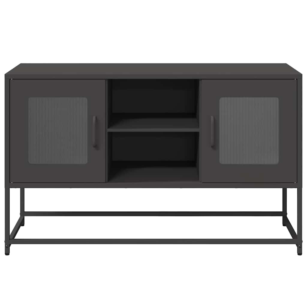 TV ormarić crni 100,5x39x60,5 cm čelični