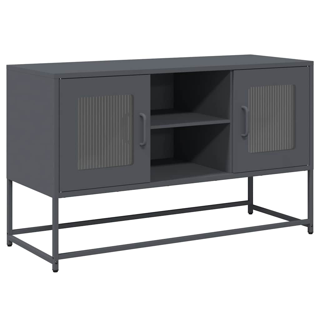 TV ormarić antracit 100,5x39x60,5 cm čelični