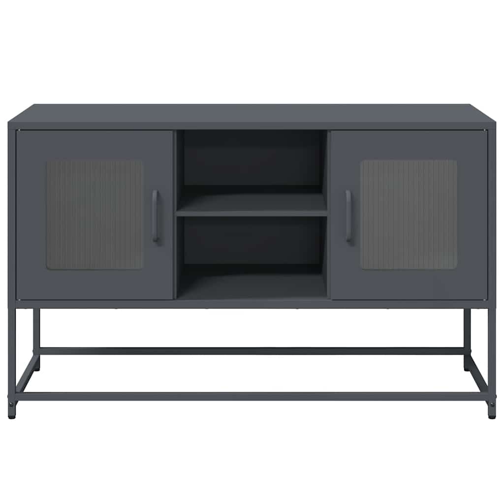 TV ormarić antracit 100,5x39x60,5 cm čelični