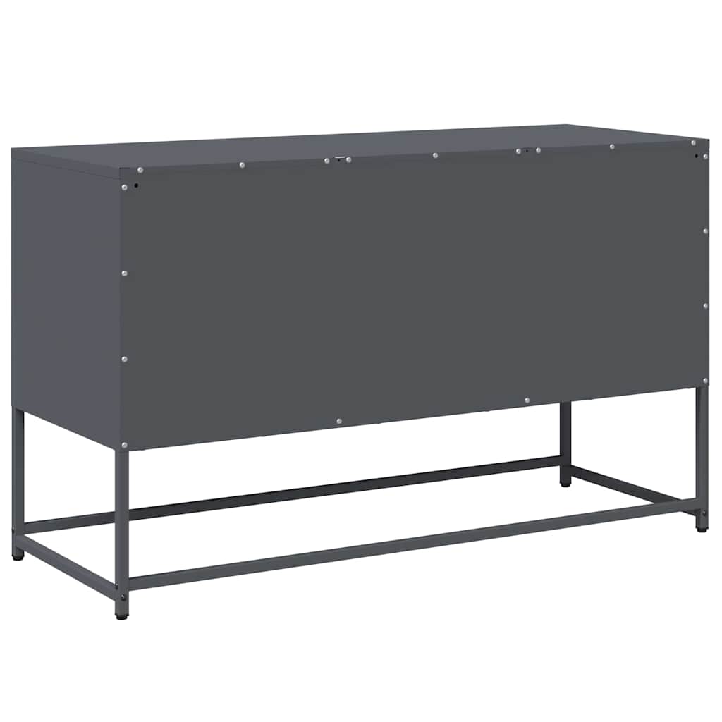 TV ormarić antracit 100,5x39x60,5 cm čelični