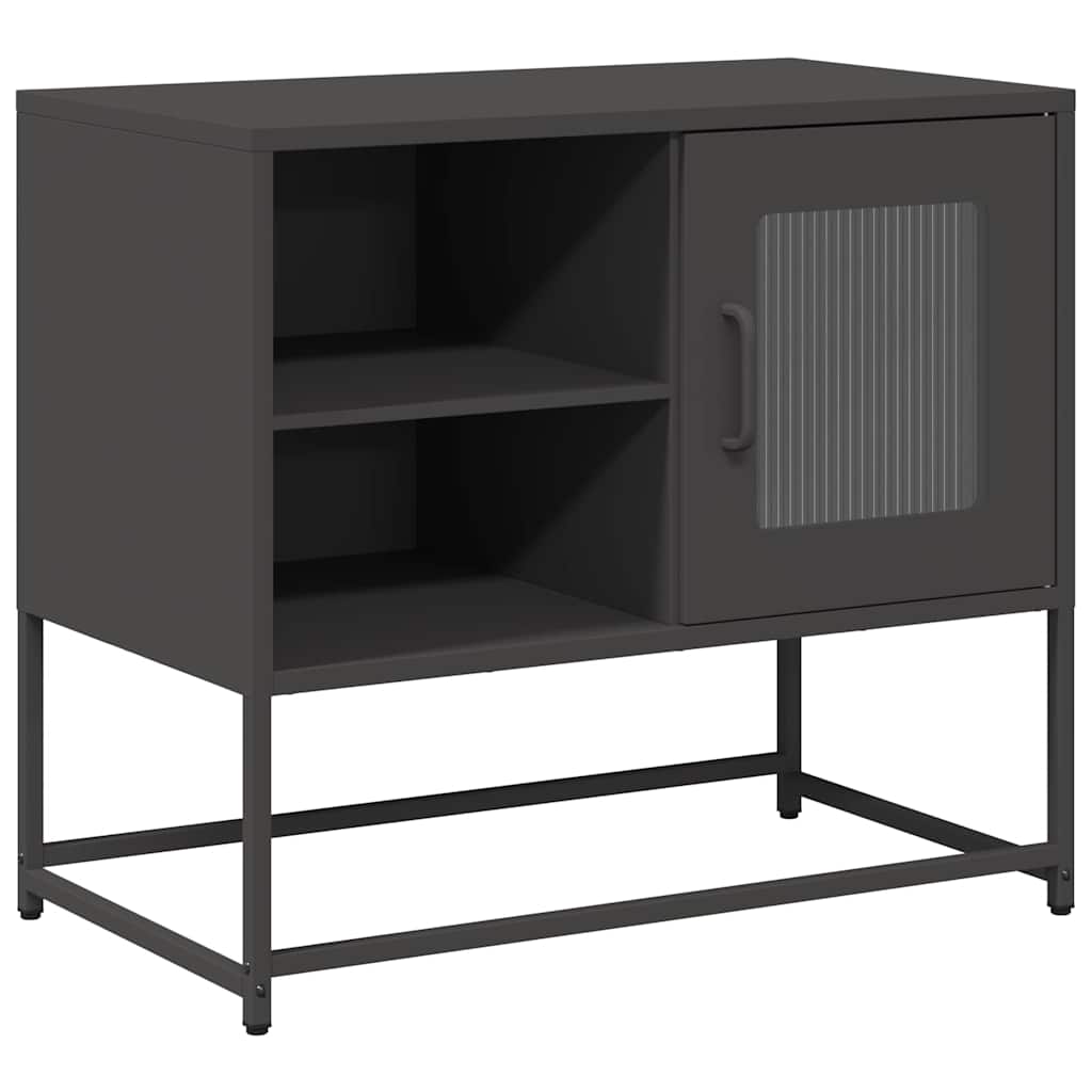 TV ormarić crni 68x39x60,5 cm čelični