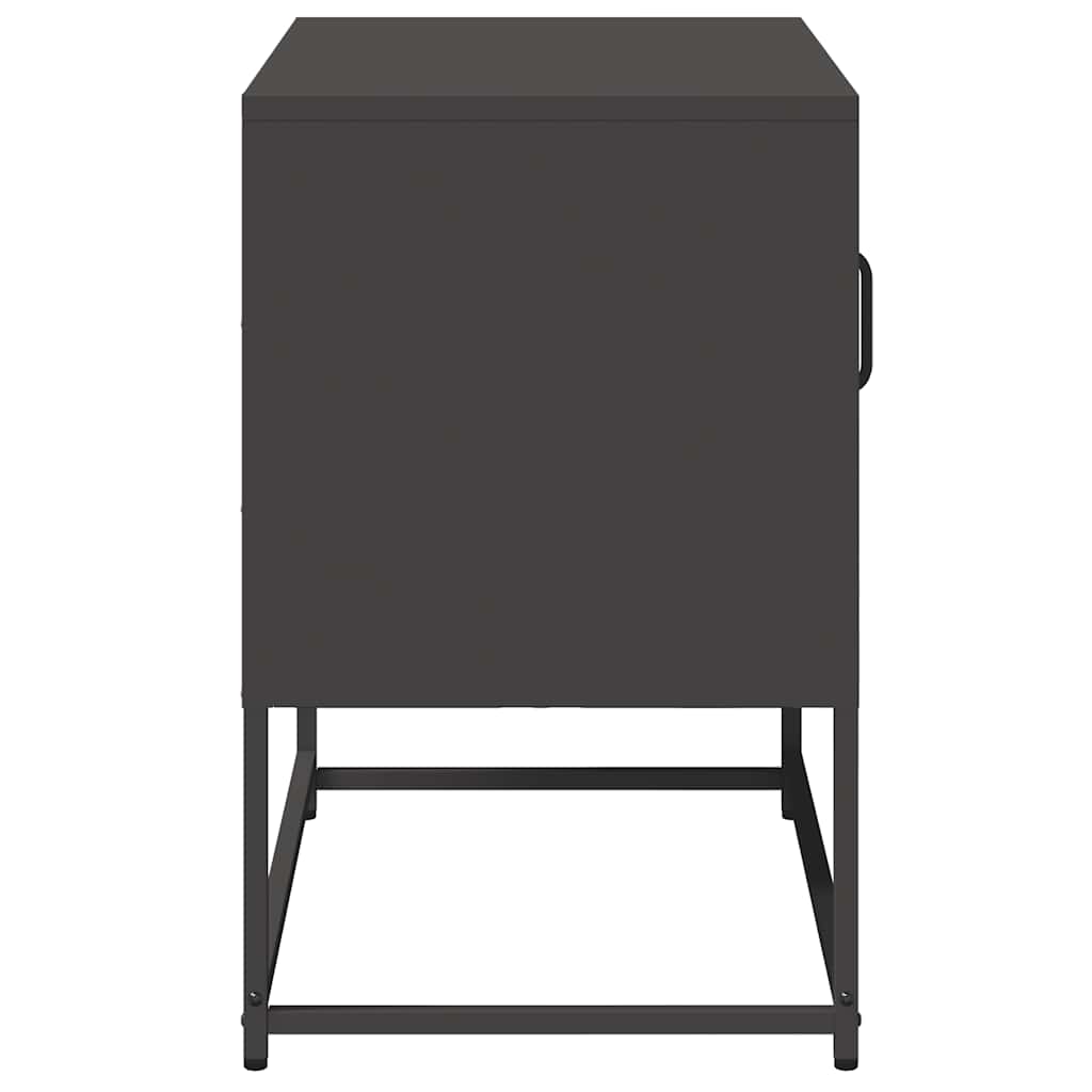 TV ormarić crni 68x39x60,5 cm čelični