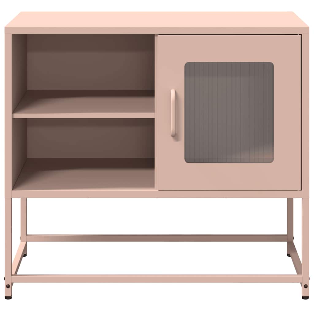 TV ormarić ružičasti 68 x 39 x 60,5 cm čelični