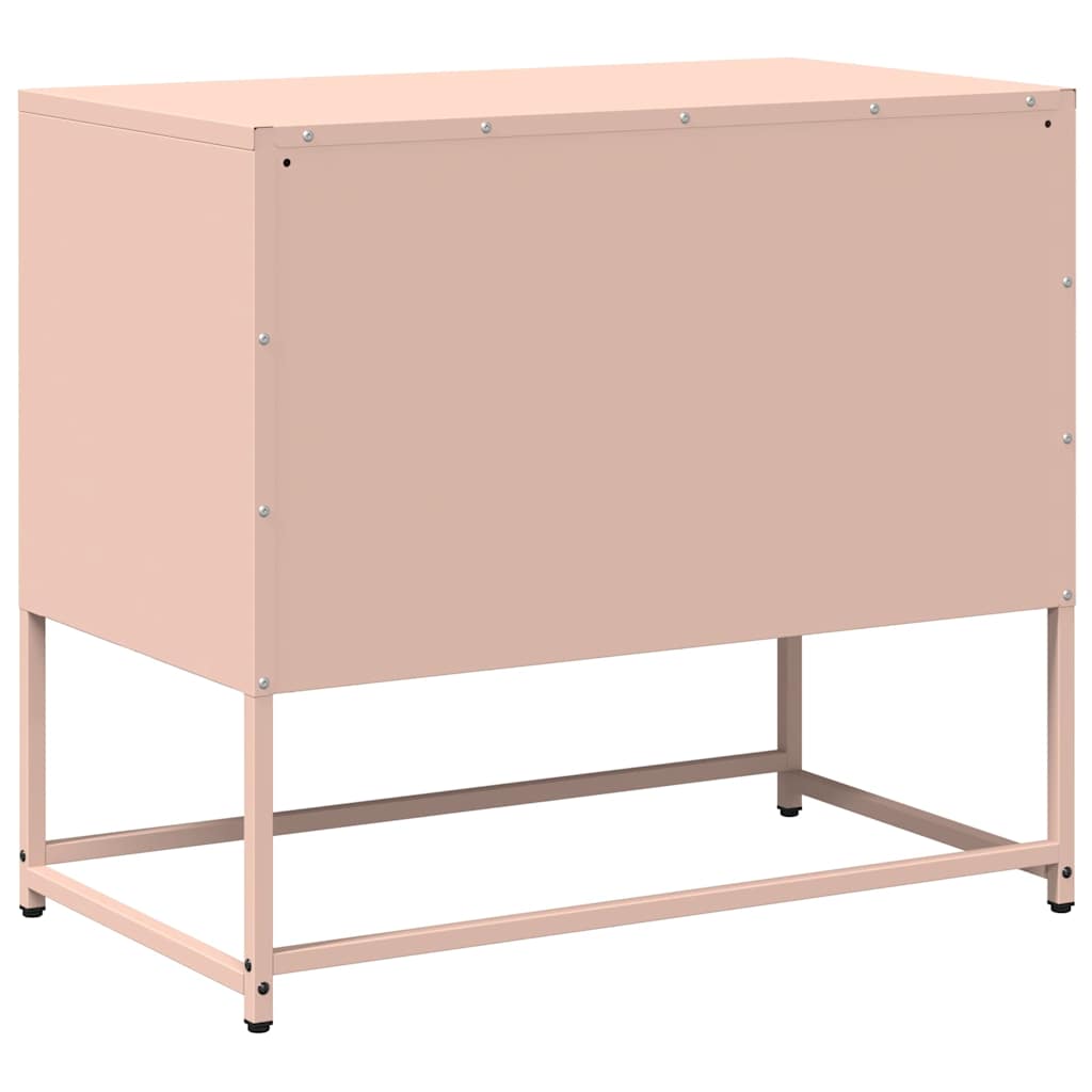 TV ormarić ružičasti 68 x 39 x 60,5 cm čelični