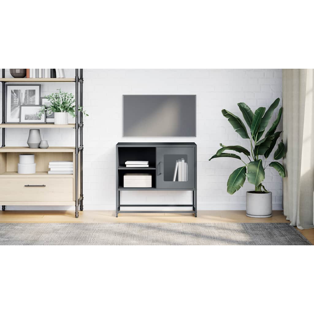 TV ormarić antracit 68x39x60,5 cm čelik