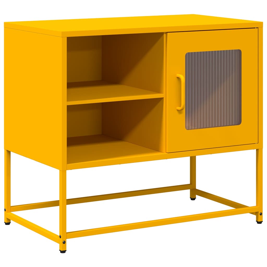 TV ormarić boja senfa 68x39x60,5 cm čelični