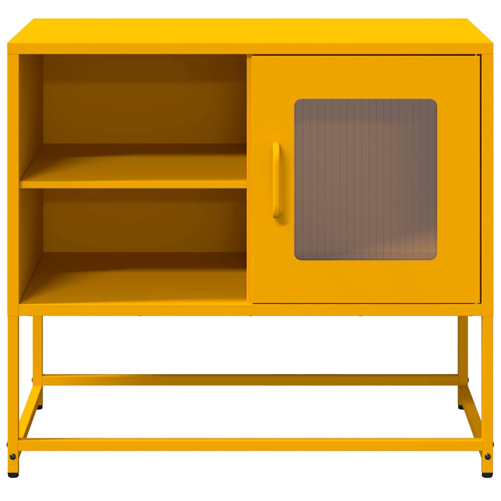 TV ormarić boja senfa 68x39x60,5 cm čelični