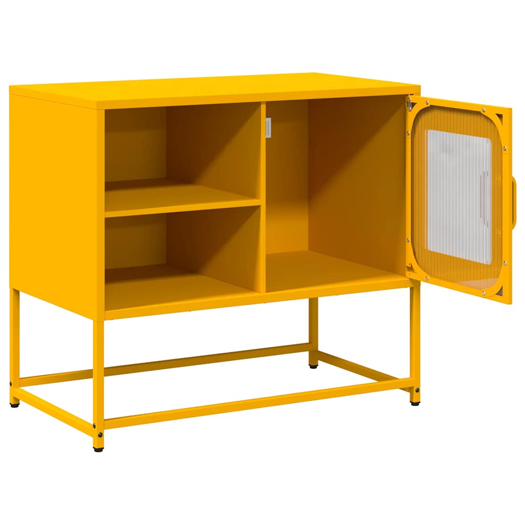 TV ormarić boja senfa 68x39x60,5 cm čelični