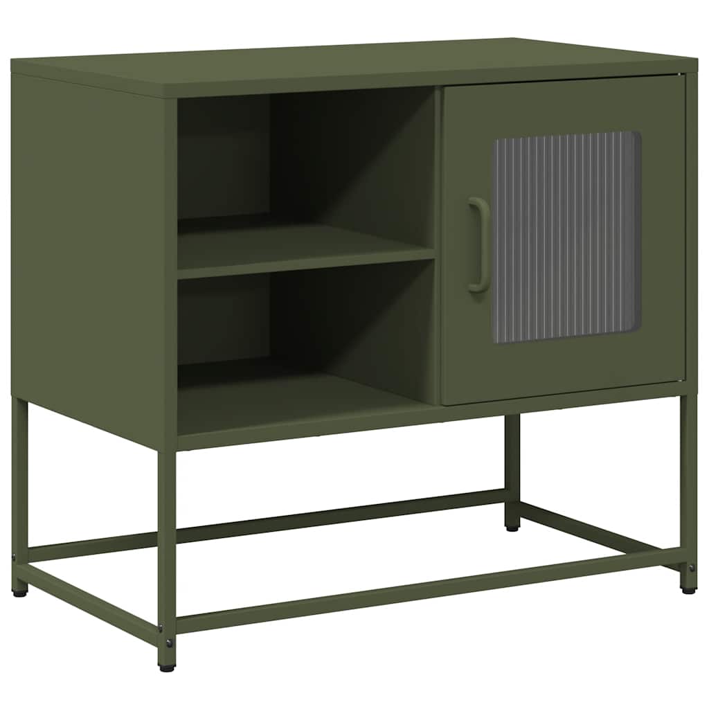 TV ormarić maslinastozeleni 68x39x60,5 cm čelični