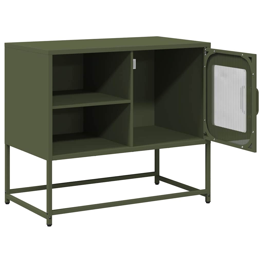 TV ormarić maslinastozeleni 68x39x60,5 cm čelični