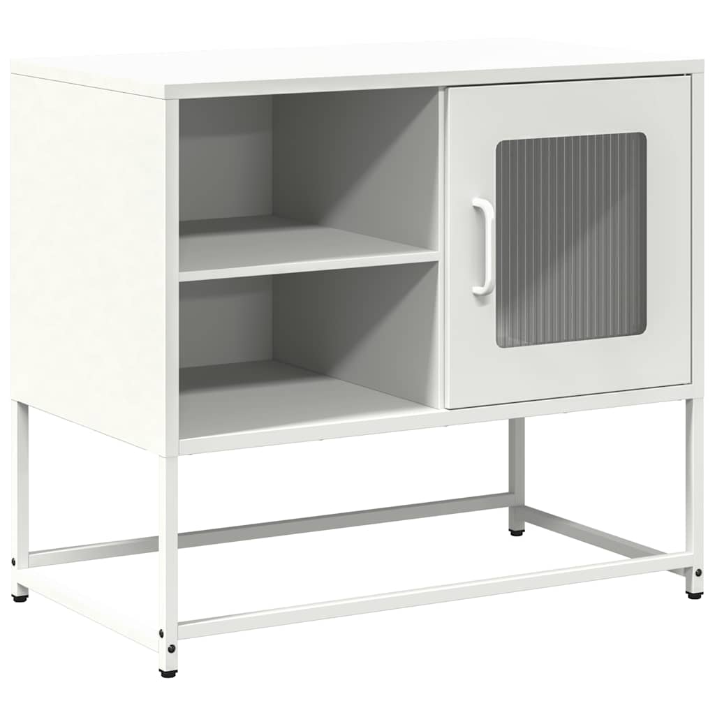 TV ormarić crni 68x39x60,5 cm bijeli
