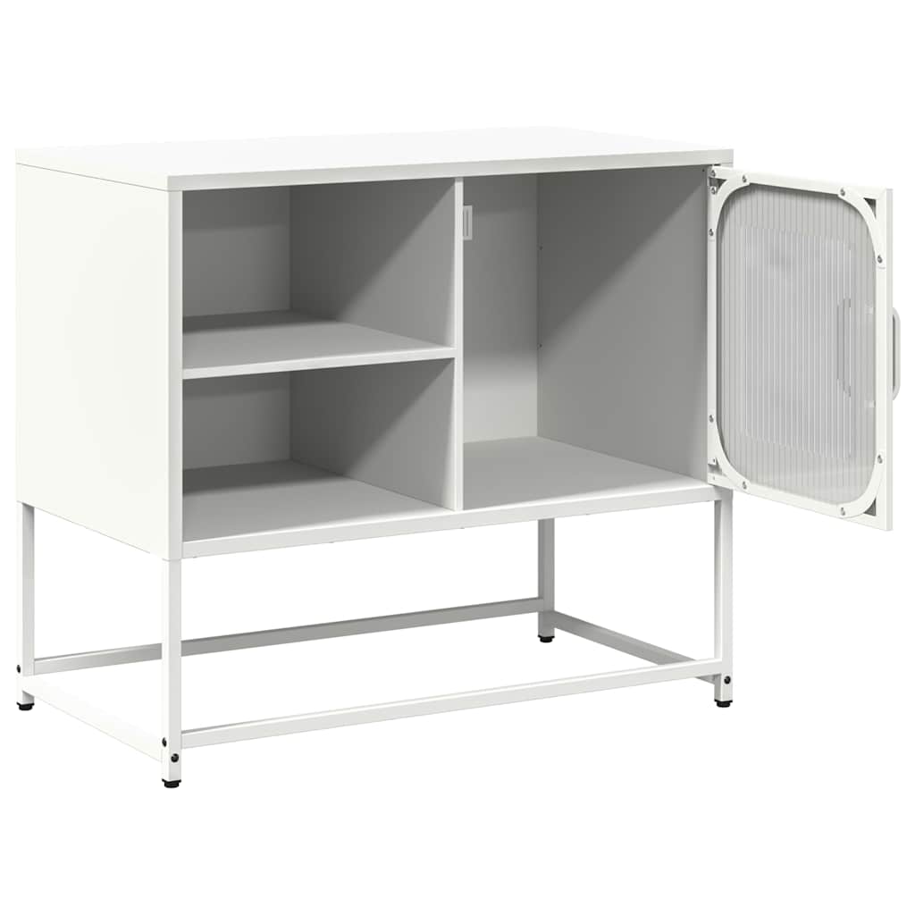 TV ormarić crni 68x39x60,5 cm bijeli