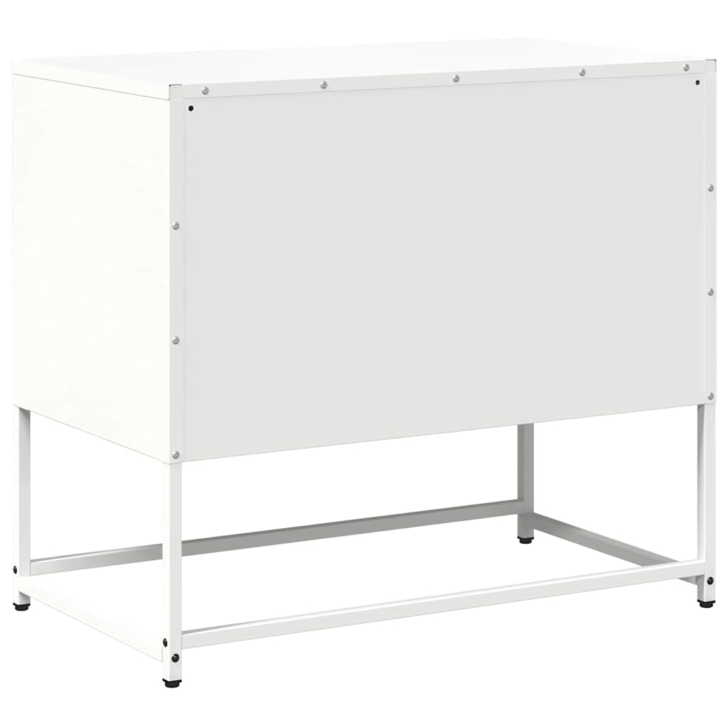 TV ormarić crni 68x39x60,5 cm bijeli